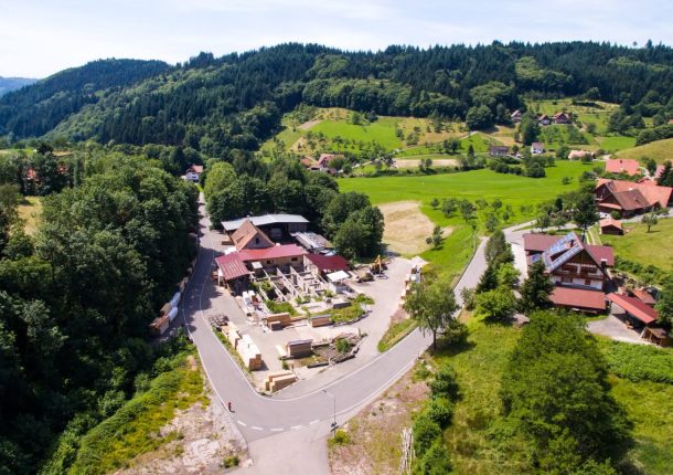 Luftaufnahme Gelände RODA Holzcenter