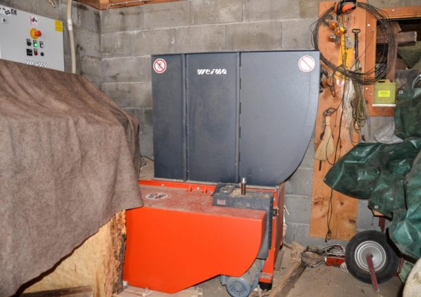 WL 4 Shredder beim Kunden Harmonie Holz