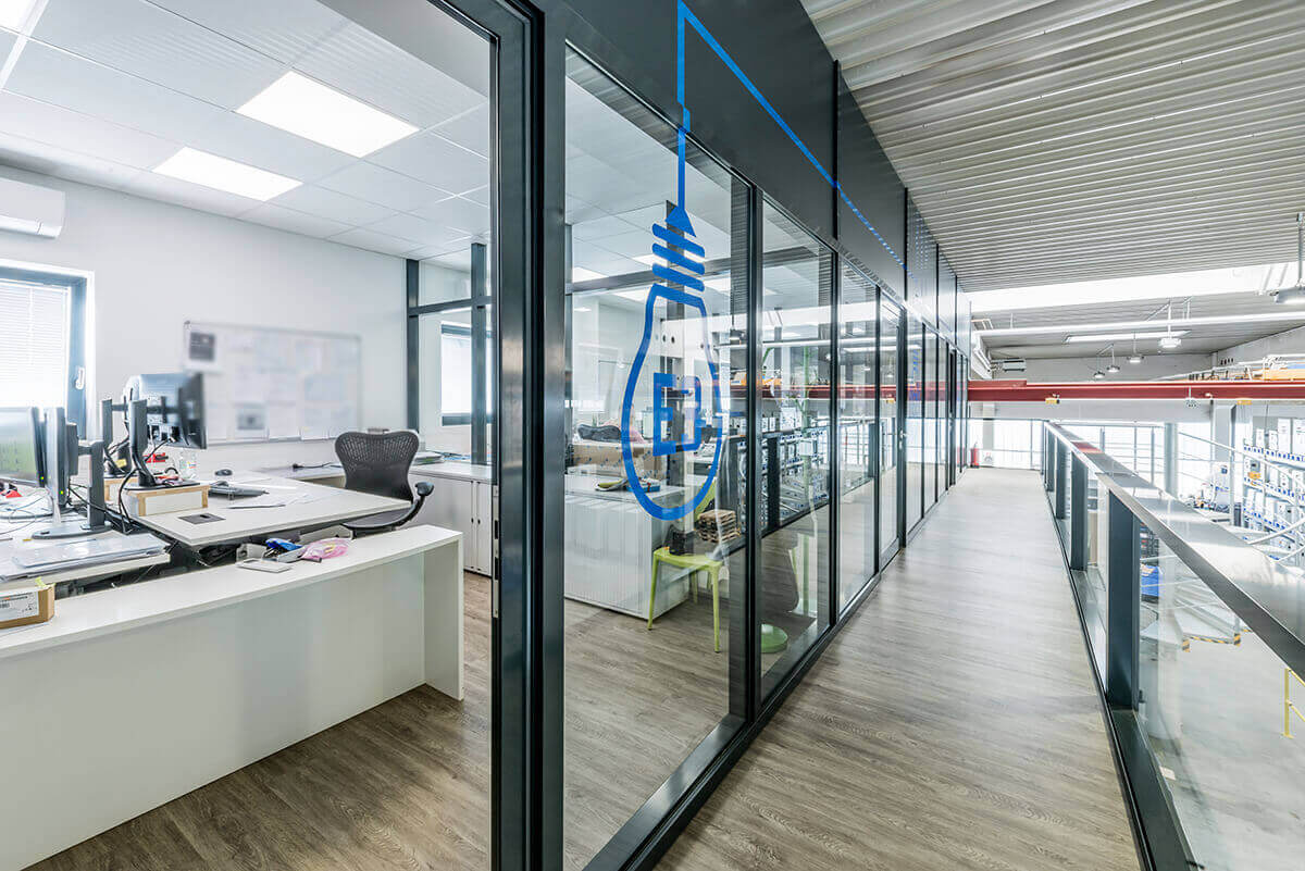 LED Platten im büro