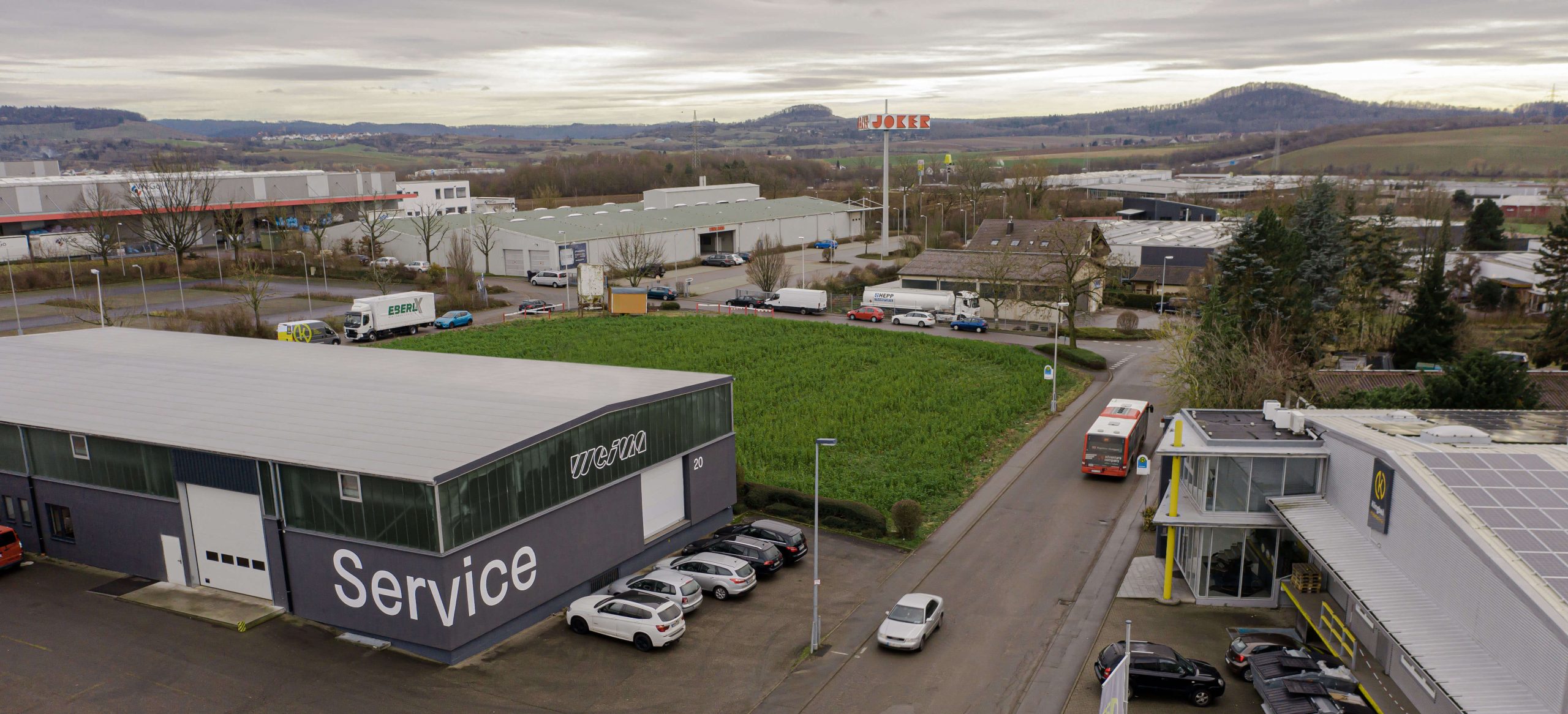 Luftaufnahme Halle 4