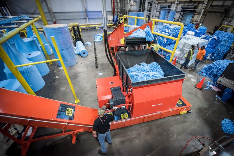 Post industrial plastics processing