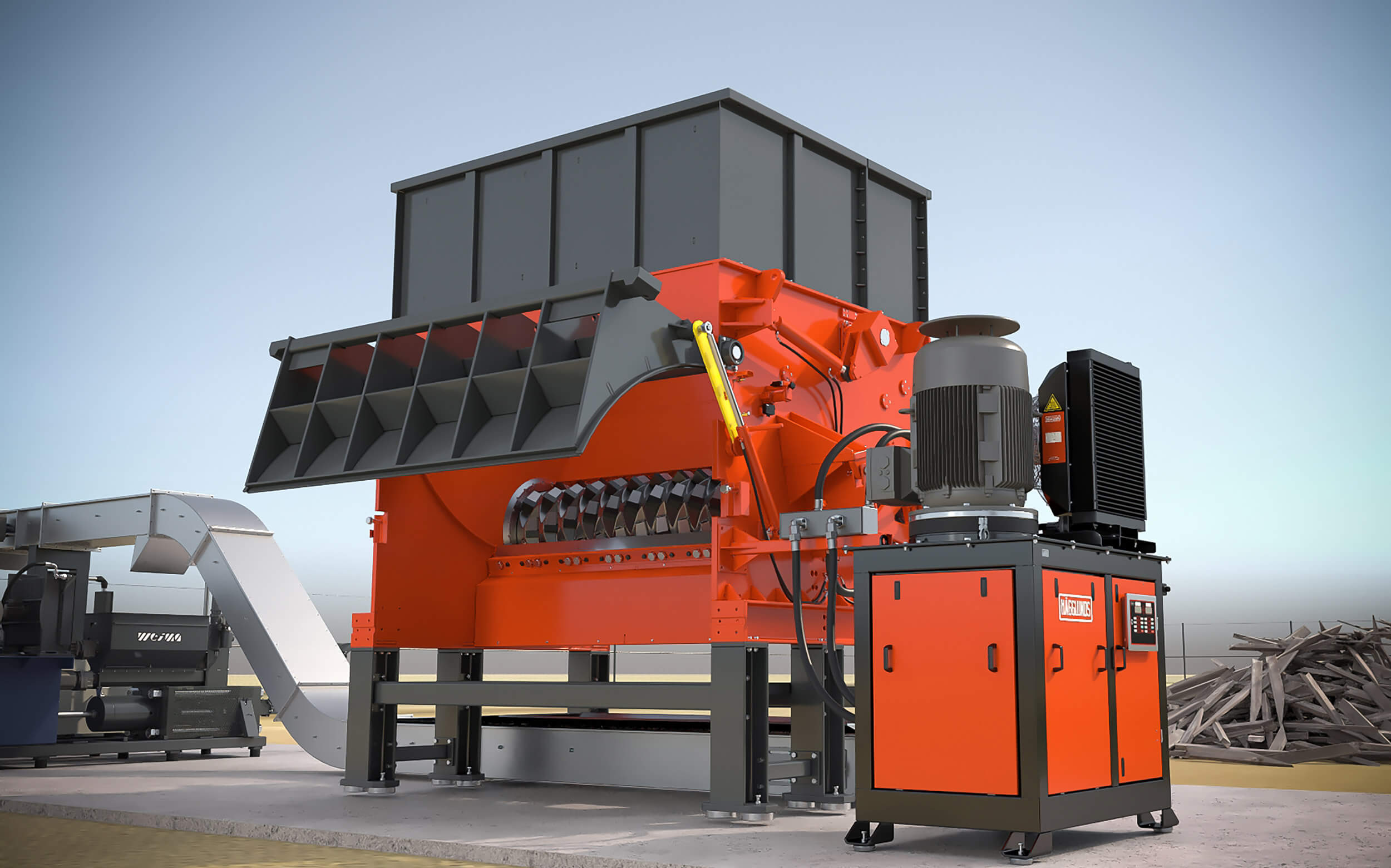 Industrial shredders & compressing technology by WEIMA