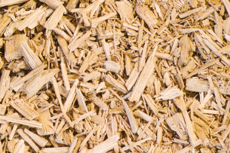 Hackschnitzel aus Massivholz