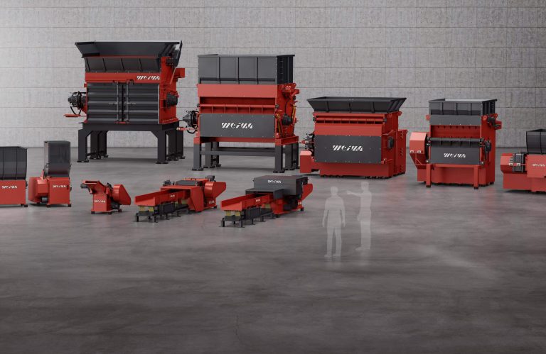 ein 3D gestaltetes Bild mit vielen verschiedenen Shreddern