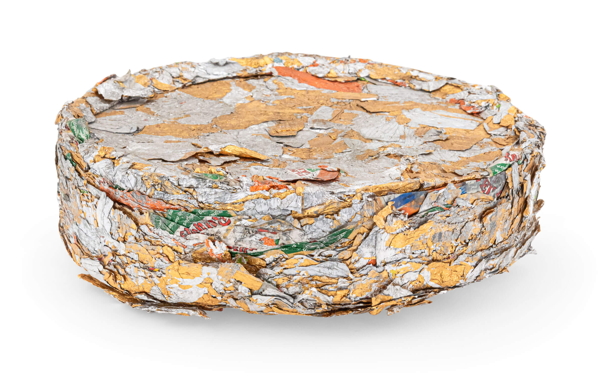 Alufolie Bierflasche Etikett Pressling