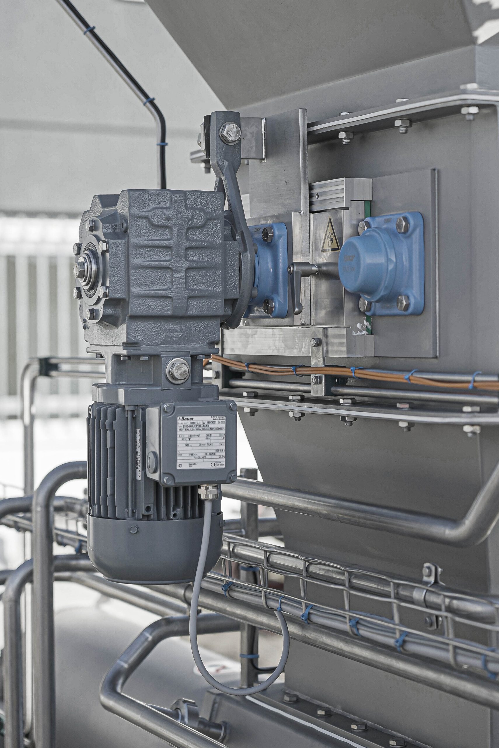 draining press for rework applications