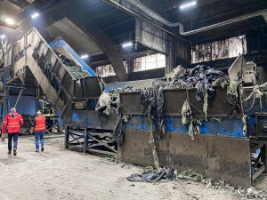 Landwirtschaftsfolie im Auftragsförderband