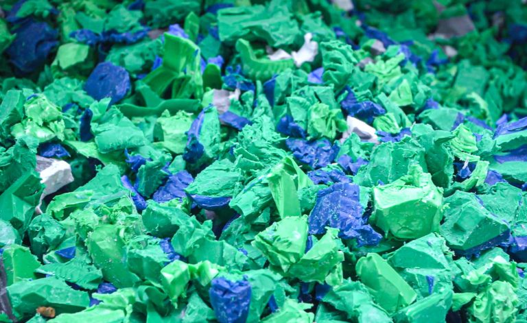 Kunststoff Flakes aus HDPE