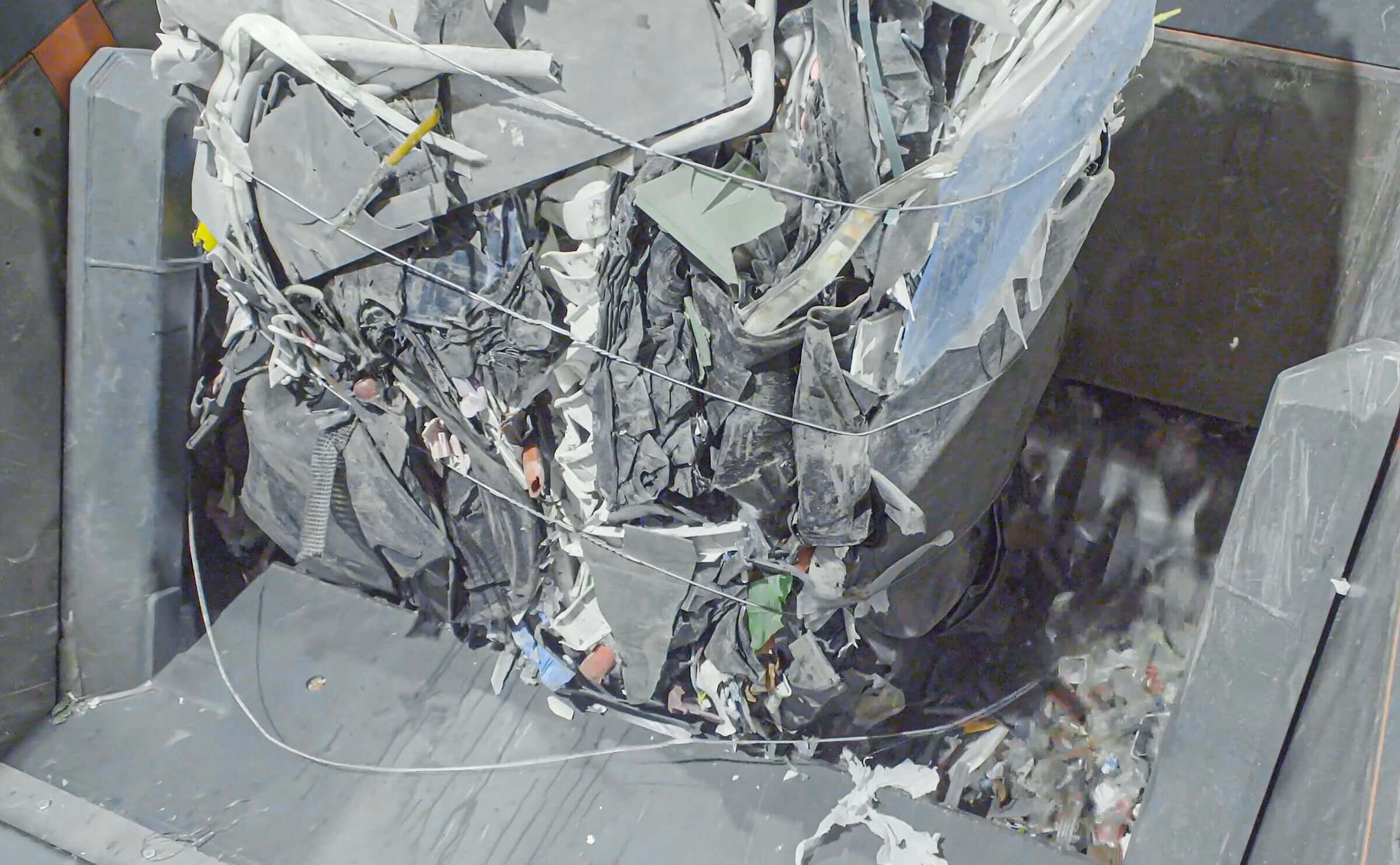 Ballen Zerkleinerung von gemischten Hartkunstsoffen