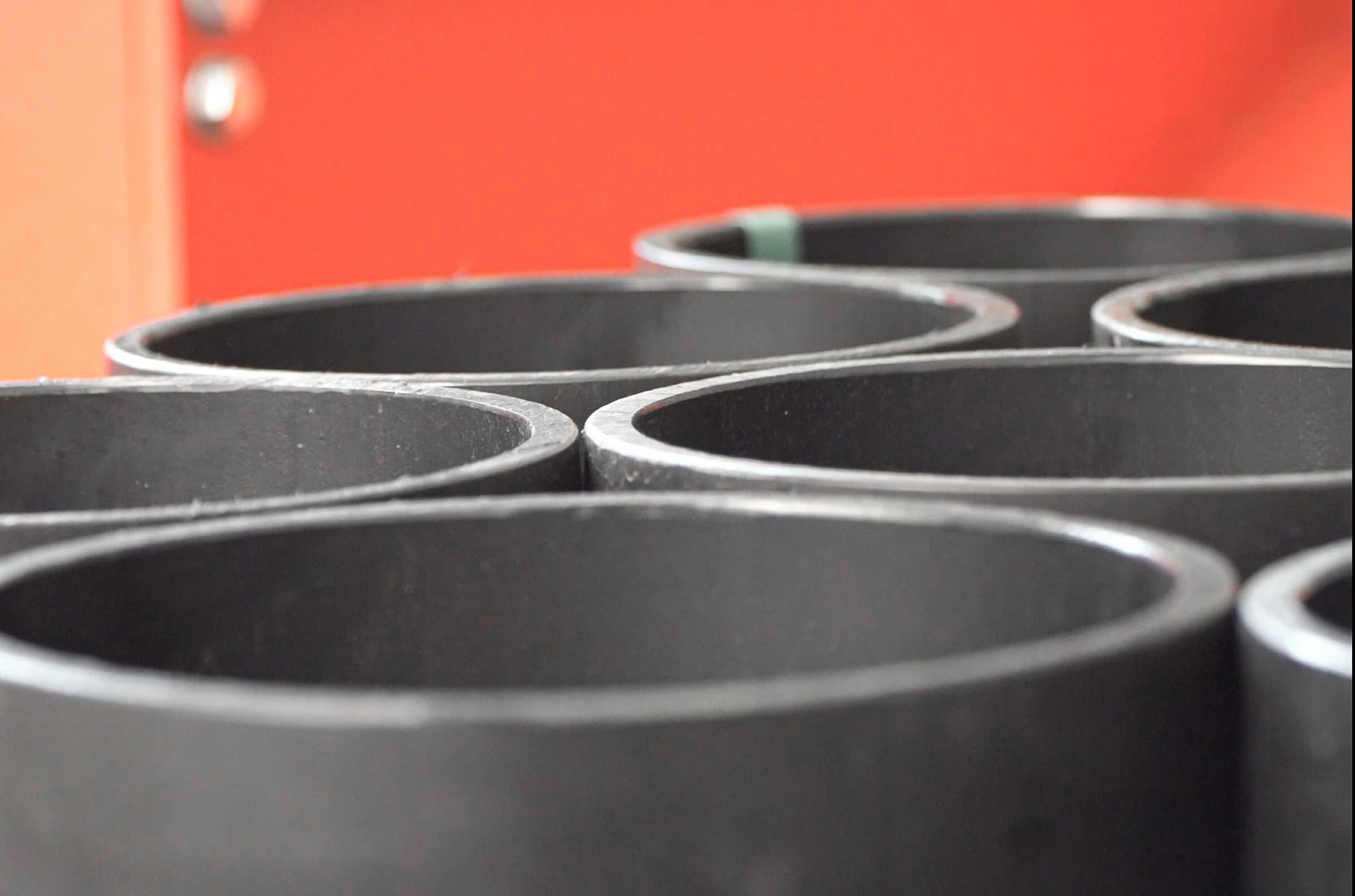 Recycling of old PE-HD pipes