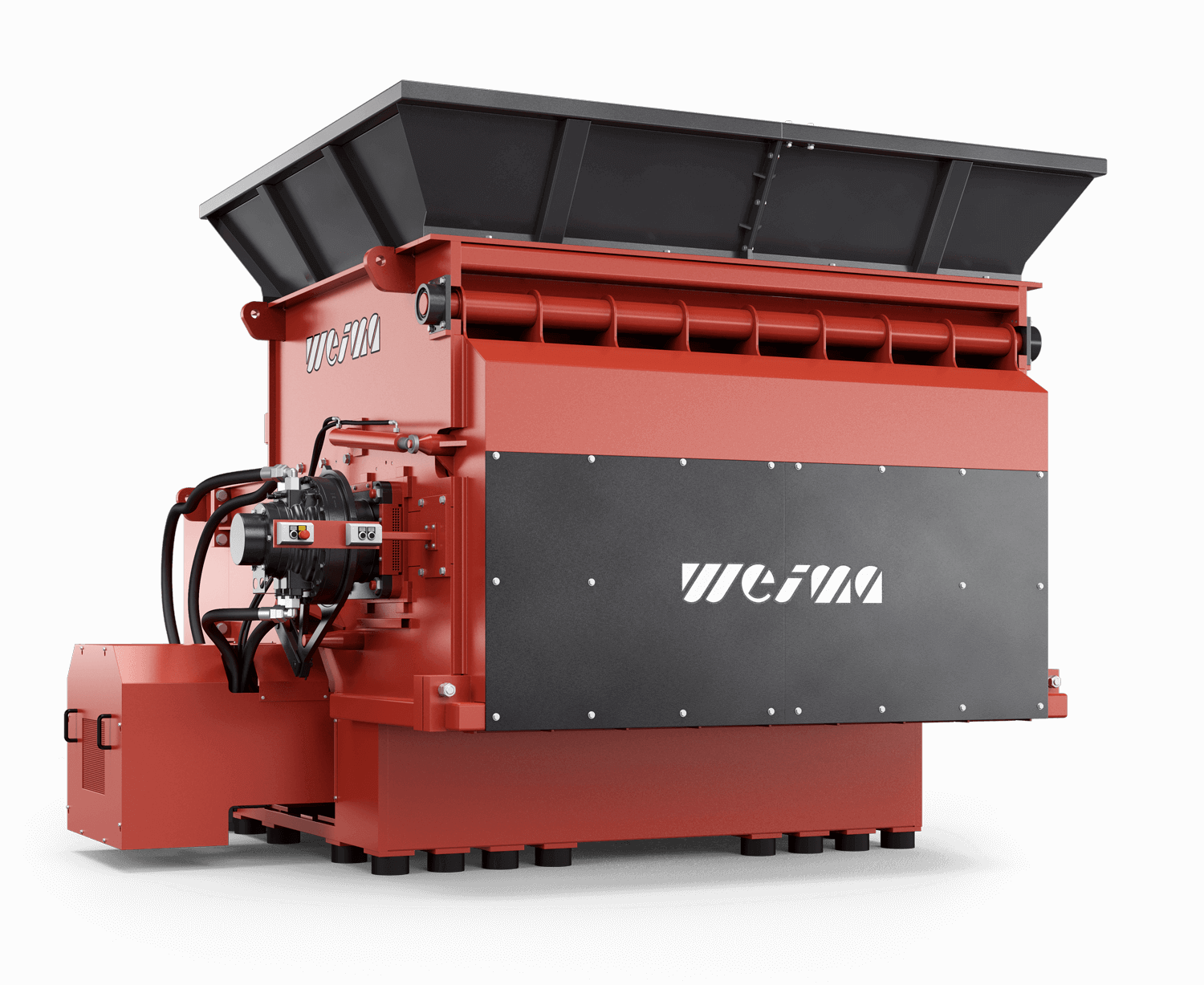 Waste wood, bulky waste, demolition wood shredders and grinders