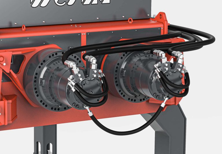 Power hydraulic drive for WEIMA MWZ pre-shredder