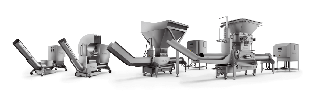 WEIMA PUEHLER drainage presses and packing presses placed side by side