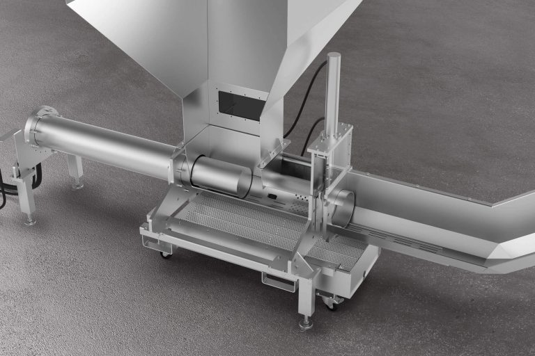 View inside a WEIMA drainage press for better understanding of technology