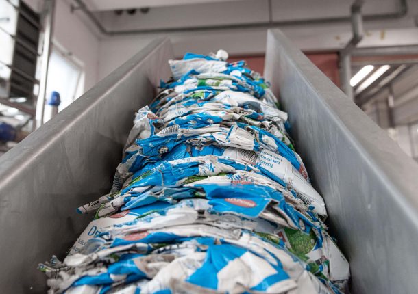 Pressed milk carton discs