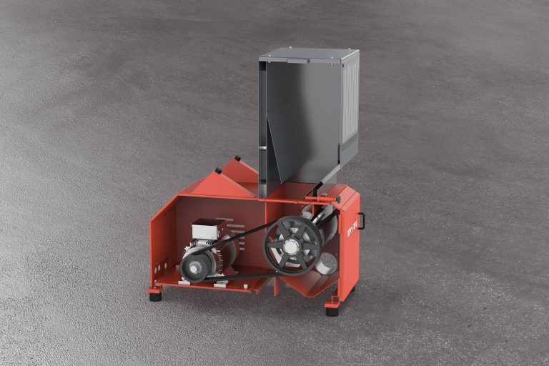 Innenansicht eines WNZ Granulators