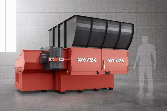 WLK 2000 single-shaft shredder from WEIMA