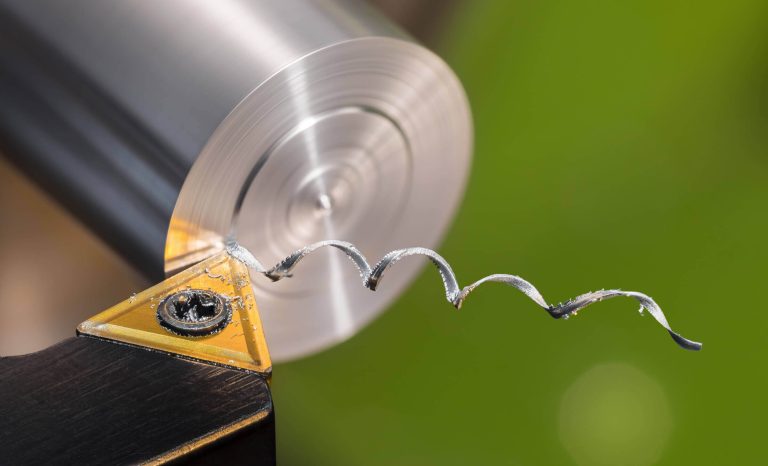 Aluminum Span bei Drehmaschine