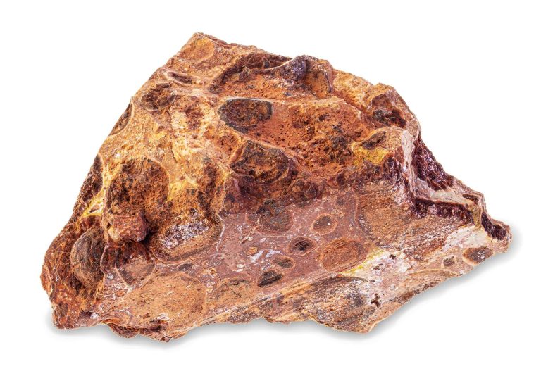 Bauxit Stein Erz vor der Weiterverarbeitung