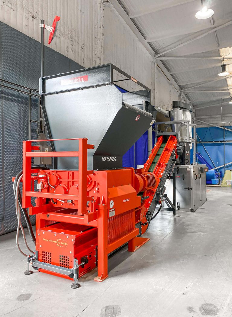 weima shredder vierwellen technologie bei plastipack in england