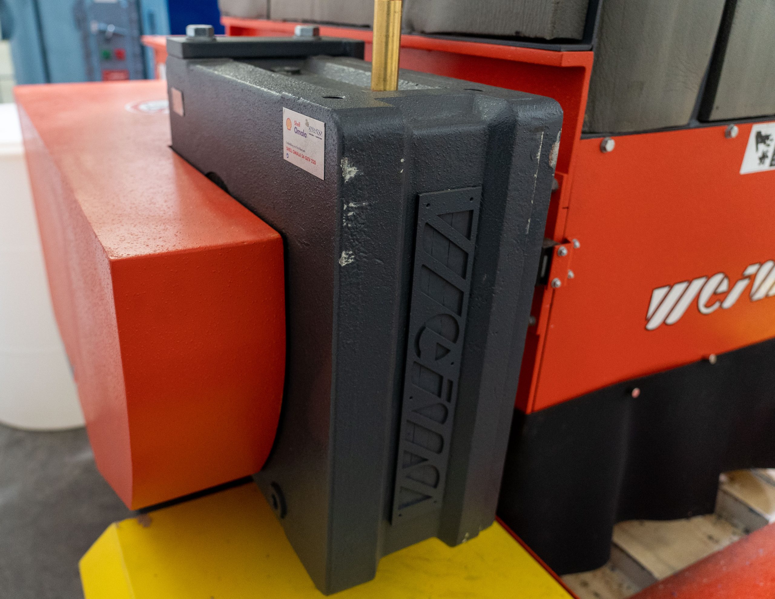 weima shredder getriebe nahaufnahme