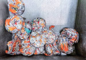 Bierdosen Presslinge bei New Belgium Brewing