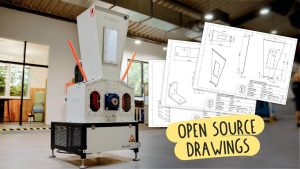 Open Source Zeichnungen von dem WEIMA Shredder Pro