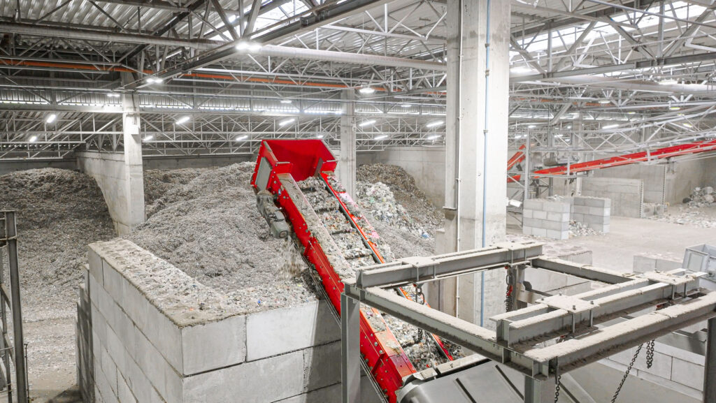 Austrag und Lager des Ersatzbrennstoff (EBS)