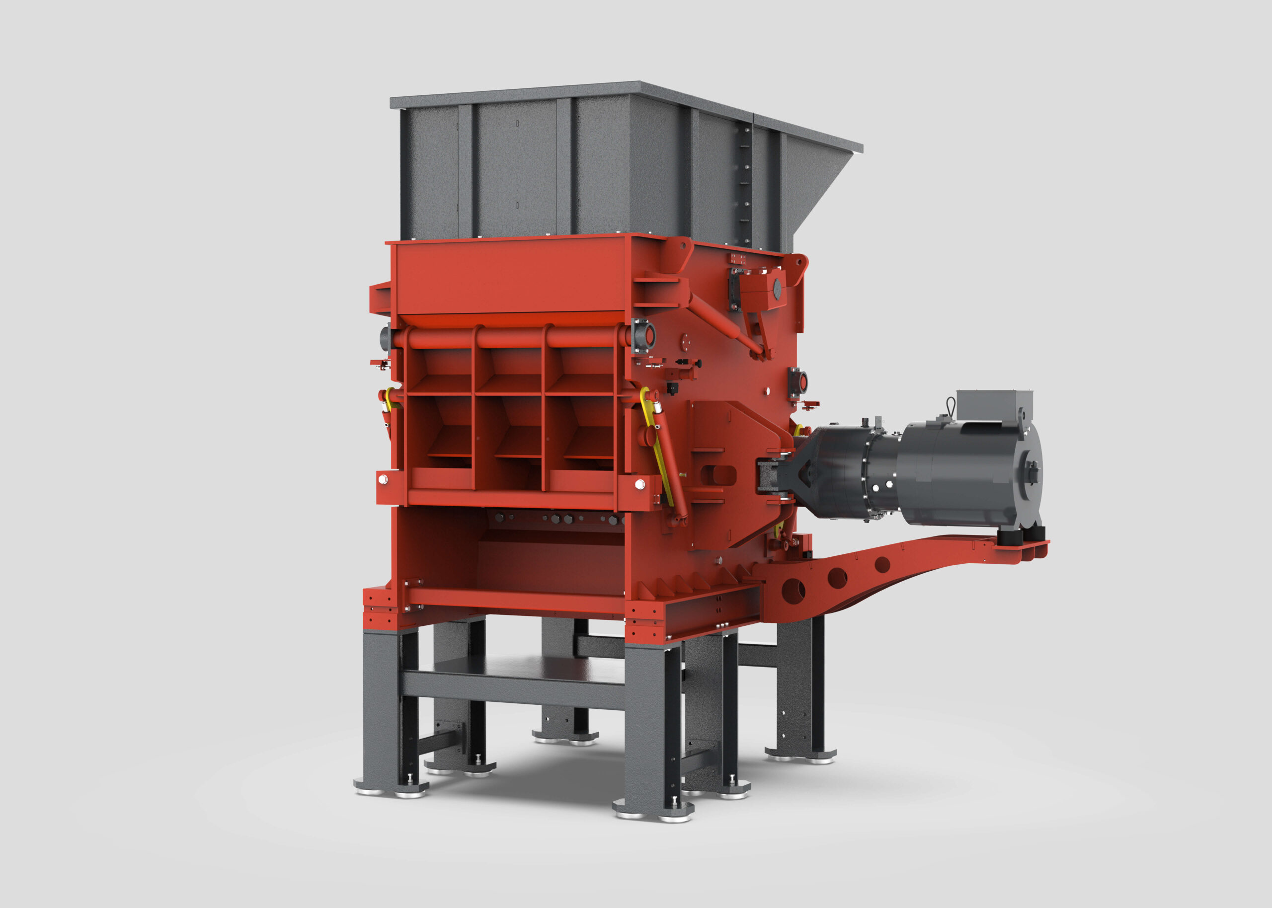 Blick auf eine WEIMA Maschine von der Rückseite