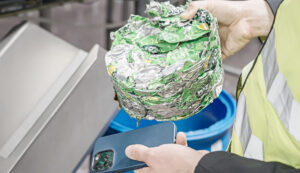 Pressling aus Aludosen bei Rhodius