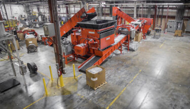 plastic recycling with weima shredder at fiberon location in north carolina
