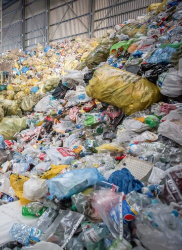 Municipal waste for the production of secondary fuel RDF