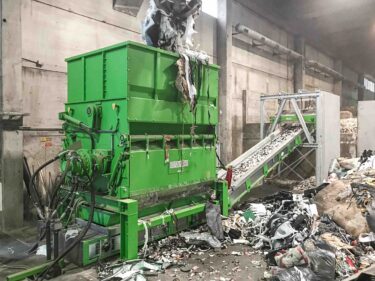 Production waste is processed into RDF with WEIMA shredders