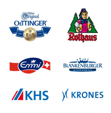 Partner und Referenzen Oettinger Emmi Rothaus Krones KHS