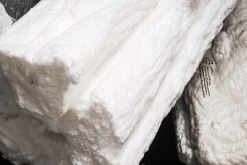 High-density polyethylene waste for inhouse recycling