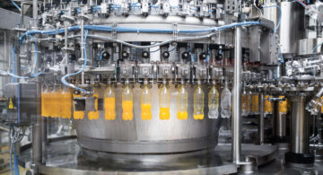 PET Flaschen Abfüllung in der Produktion