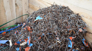 Separated foreign material (nails)