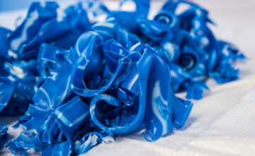 Shredded PE and HDPE lumps