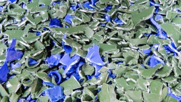 Zerkleinerte Hartplastik Kunststoffbehälter