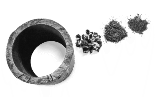 HDPE pipe, regrind, granulate, regranulate