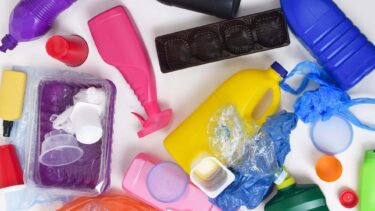 Müll aus Plastik Hartkunststoffen
