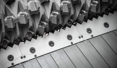 View of a WEIMA rotor with adjustable counter knives