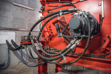 Powerful hydraulic drive for WEIMA shredders