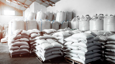 Material Lager mit Big Bags