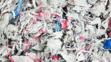 Polypropylen Fasern geshreddert mit WEIMA Zerkleinerer