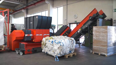 baled big bag shredding with WEIMA shredder