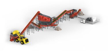 shredding line with two weima shredders and sorting technology machines