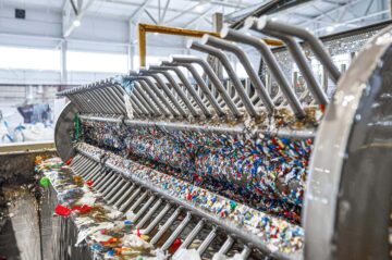 Waschanlage für Post-Consumer Kunststoffe wäscht Plastik Reststoffe
