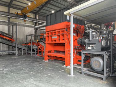 WEIMS Schredder, ausgestattet mit einem Hydraulikantrieb von Hägglunds Bosch Rexroth