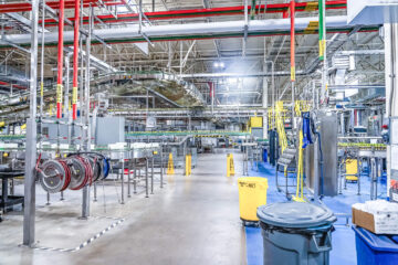 Dosenabfüllanlage der New Belgium Brewing Company in Fort Mills, Colorado